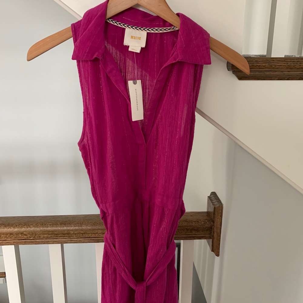 Antropologie “Maeve” button down blouse SMALL
